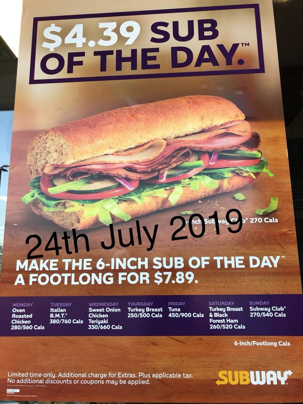 Subway | restaurant | Credit Valley Town Plaza, 6065 Creditview Rd Unit 105E, Mississauga, ON L5V 2A8, Canada | 9058149101 OR +1 905-814-9101