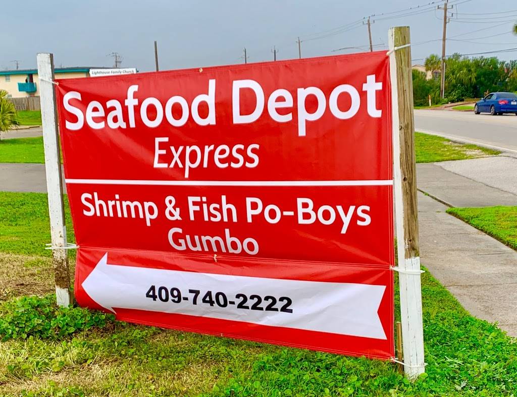 Seafood Depot Express | restaurant | 7428 Stewart Rd, Galveston, TX 77551, USA | 4097402222 OR +1 409-740-2222