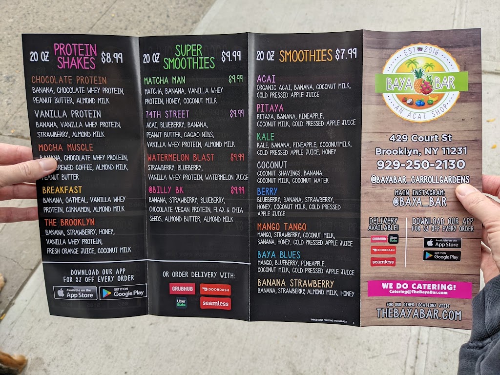 Baya Bar Carroll Gardens | restaurant | 429 Court St, Brooklyn, NY 11231, USA | 9292502130 OR +1 929-250-2130