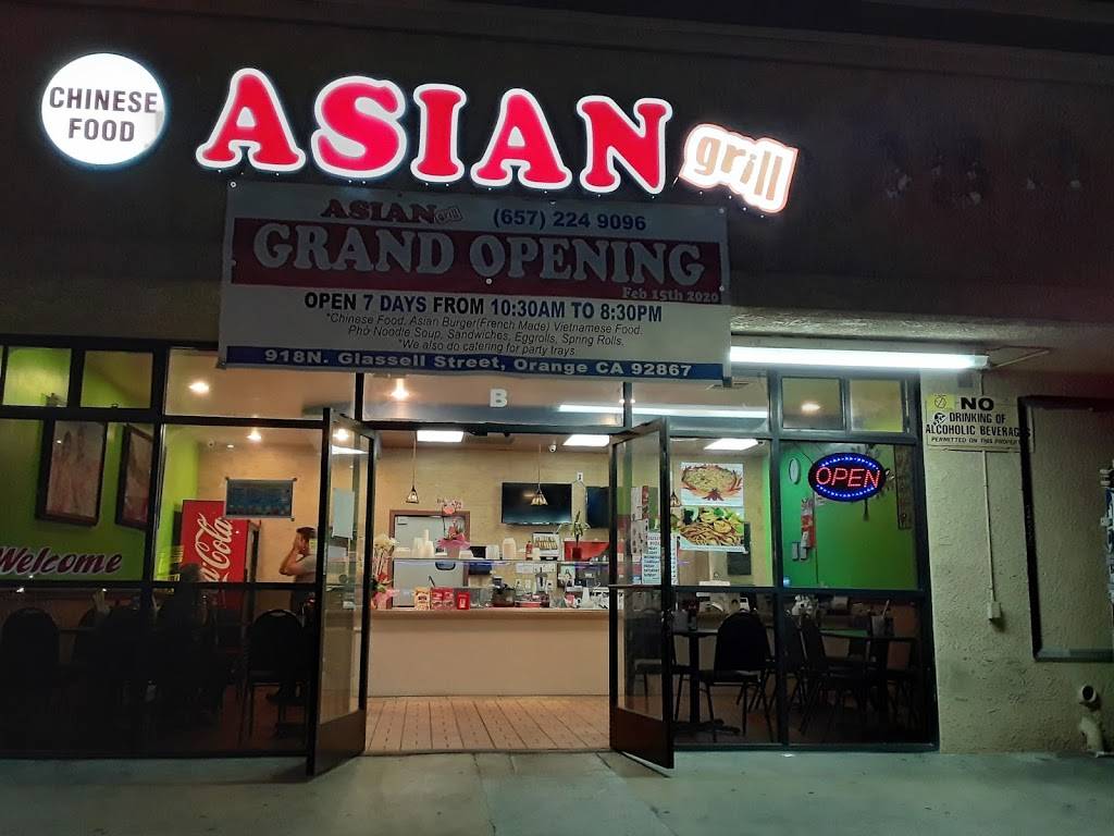 Asian grill | restaurant | 918 N Glassell St, Orange, CA 92867, USA | 6572249096 OR +1 657-224-9096