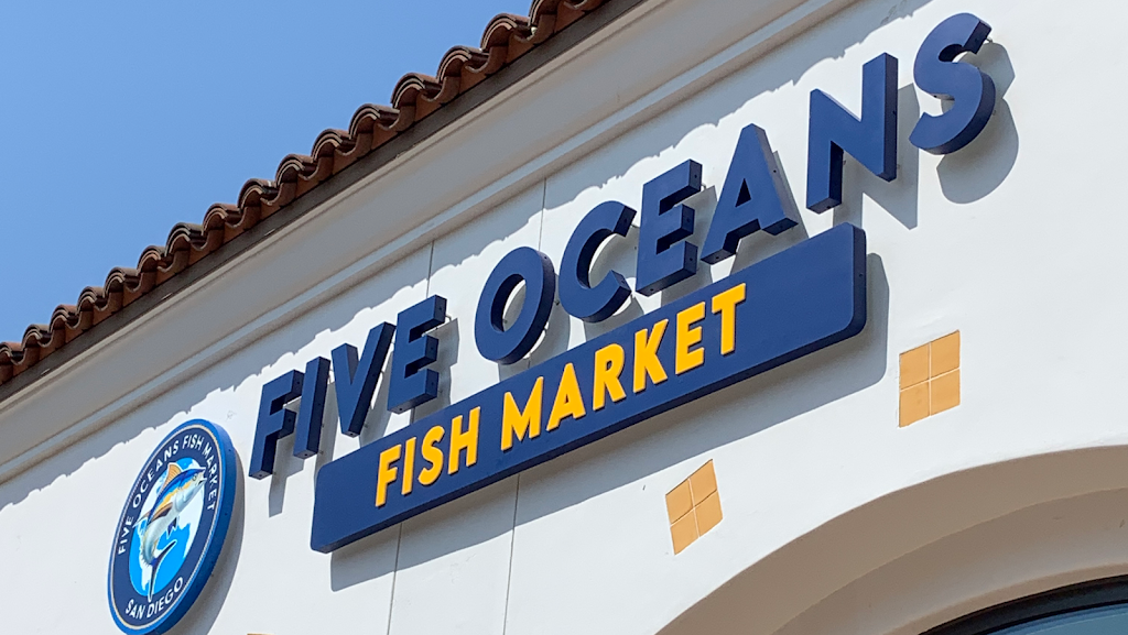 Five Oceans Fish Market | restaurant | 5950 Village Way #101A, San Diego, CA 92130, USA | 8582611796 OR +1 858-261-1796