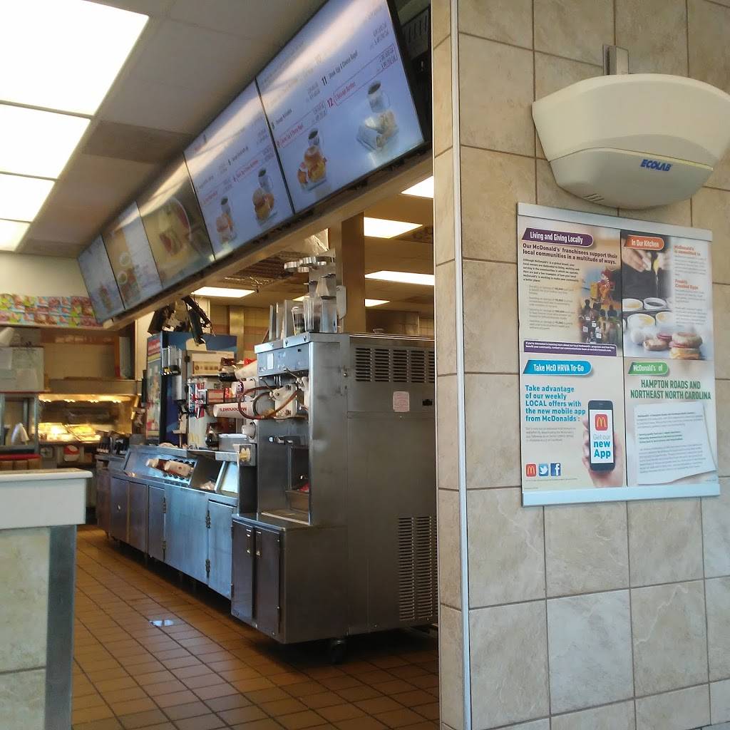 McDonalds | cafe | 1534 E Pembroke Ave, Hampton, VA 23669, USA | 7577237448 OR +1 757-723-7448