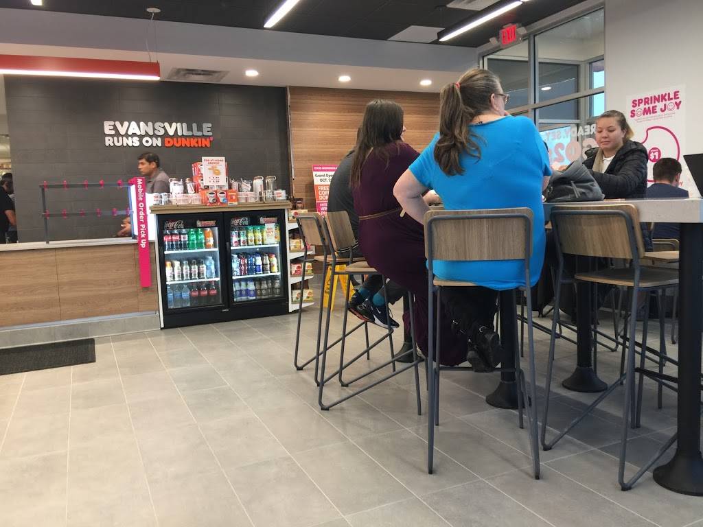 Dunkin | bakery | 850 N Green River Rd, Evansville, IN 47715, USA | 8123035797 OR +1 812-303-5797