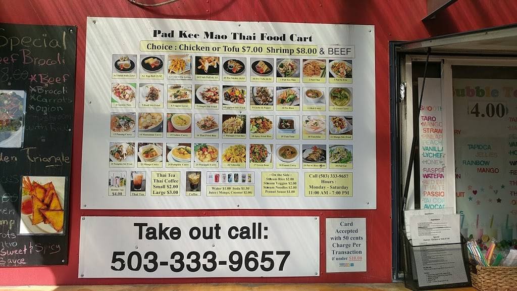 Pad Kee Mao Thai Food | restaurant | 6238 SW Capitol Hwy, Portland, OR 97239, USA | 5033339657 OR +1 503-333-9657
