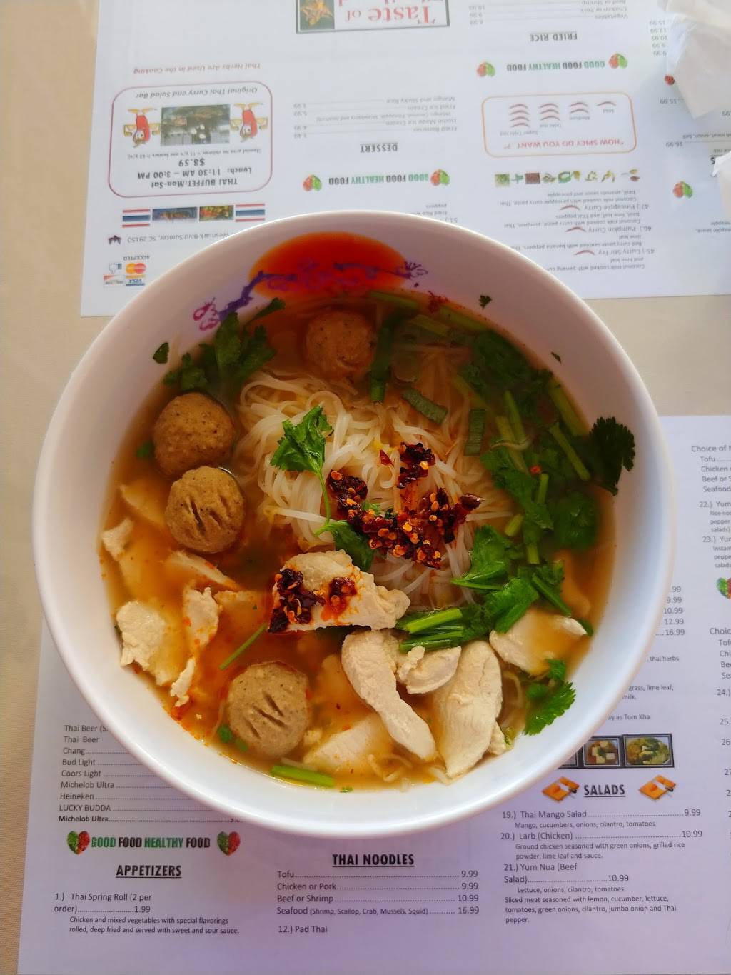 Taste of Thailand | restaurant | 11 W Wesmark Blvd, Sumter, SC 29150, USA | 8037747400 OR +1 803-774-7400