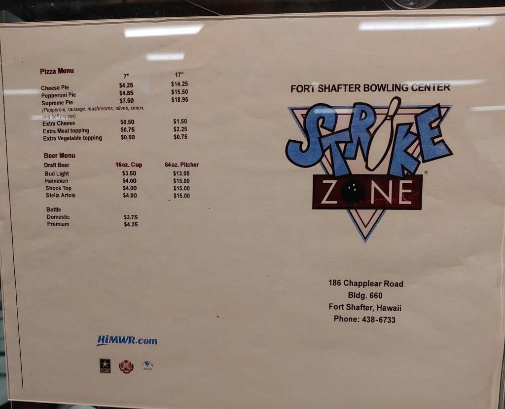 Strike Zone | restaurant | 170 Chapplear Rd, Honolulu, HI 96819, USA | 8084386733 OR +1 808-438-6733