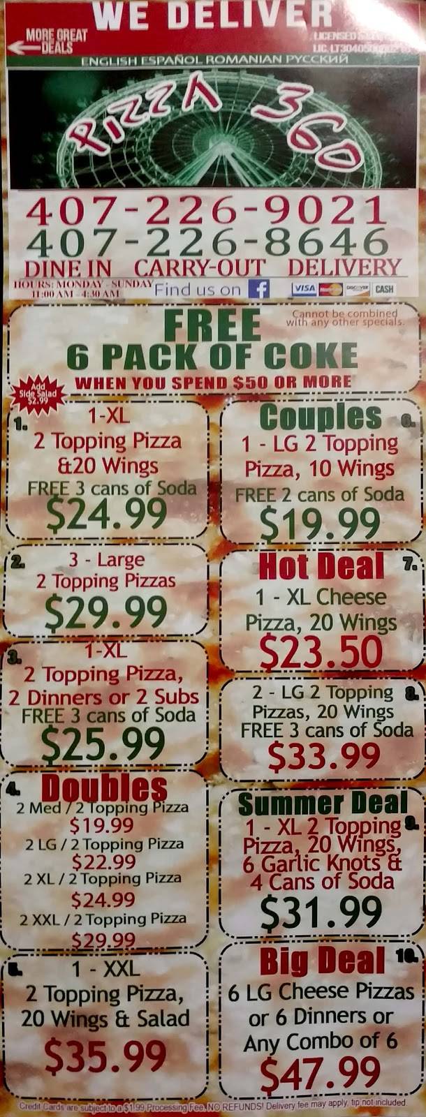 Vezzos Pizza | restaurant | Orlando, FL 32801, USA | 4072269021 OR +1 407-226-9021