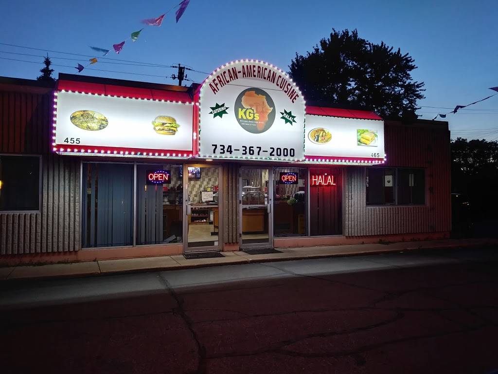 KG’s African-American Grill | restaurant | 465 Inkster Rd, Garden City, MI 48135, USA | 7343672000 OR +1 734-367-2000