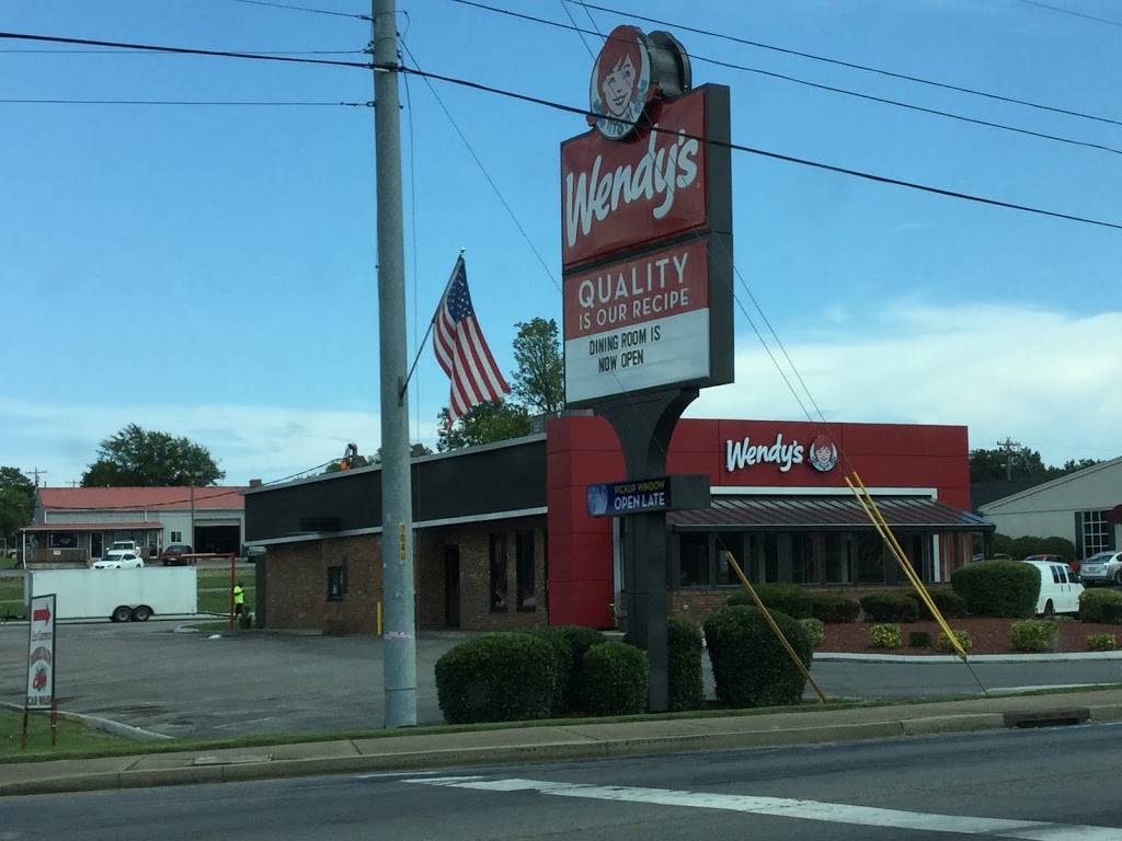 Wendys | restaurant | 290 N Ellington, Franklin Pike, Lewisburg, TN 37091, USA | 9313592255 OR +1 931-359-2255