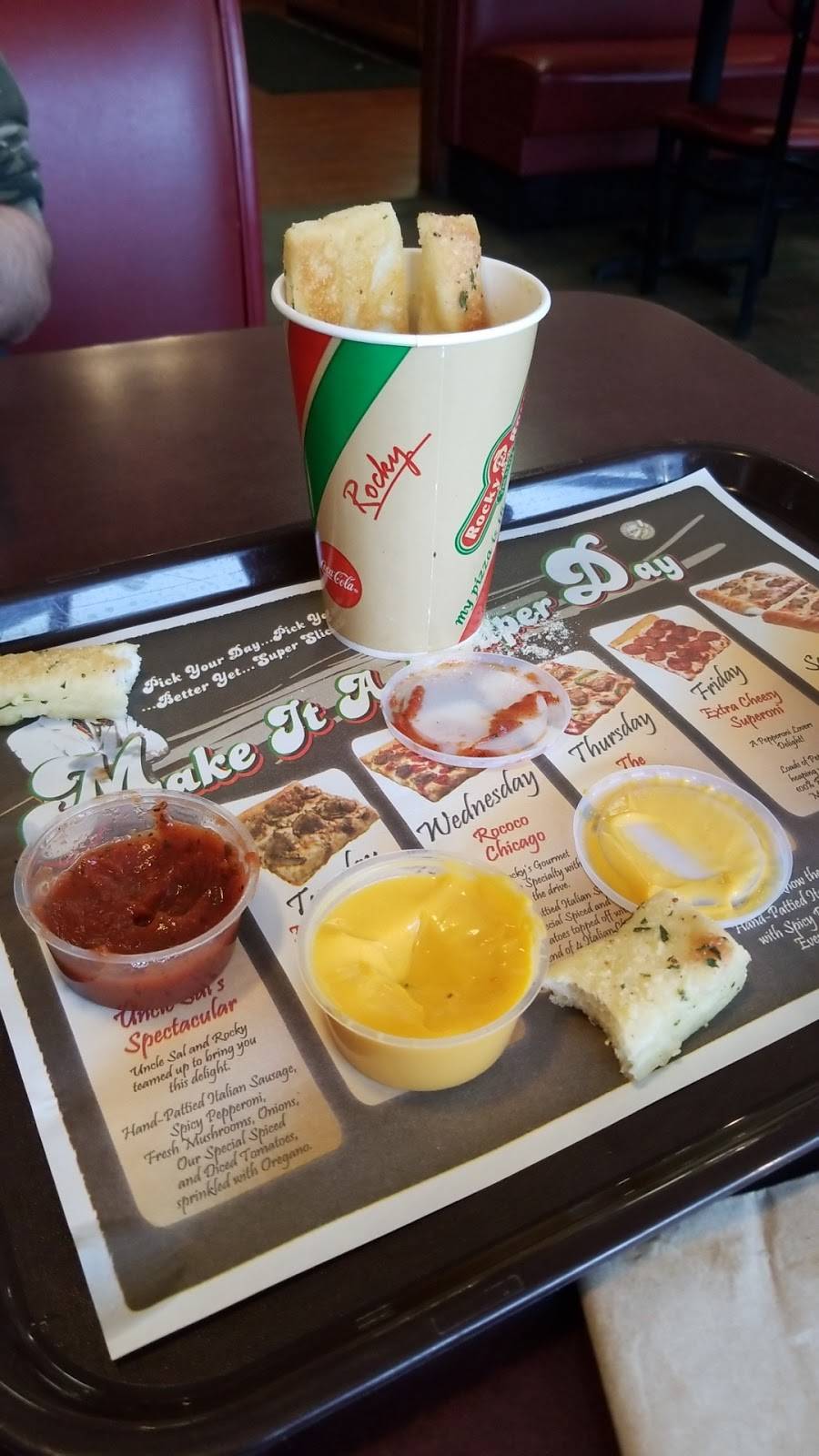 Rocky Rococo Pizza and Pasta | restaurant | 2094 Miller Park Way, Milwaukee, WI 53219, USA | 4146499900 OR +1 414-649-9900