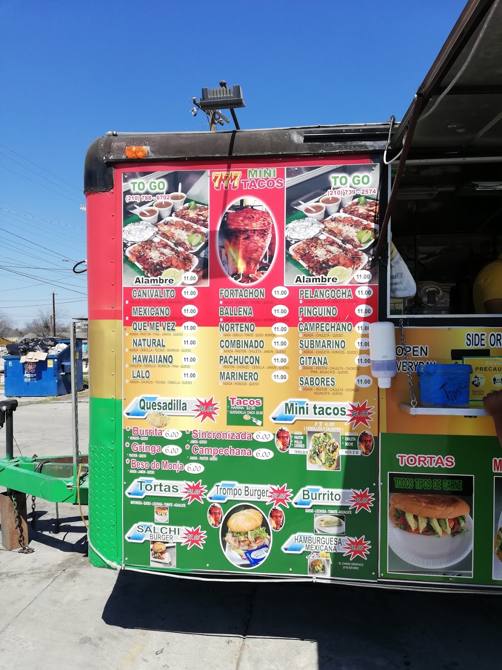 777 Mini Tacos | restaurant | 3643 SW Military Dr, San Antonio, TX 78211, USA | 2107392574 OR +1 210-739-2574