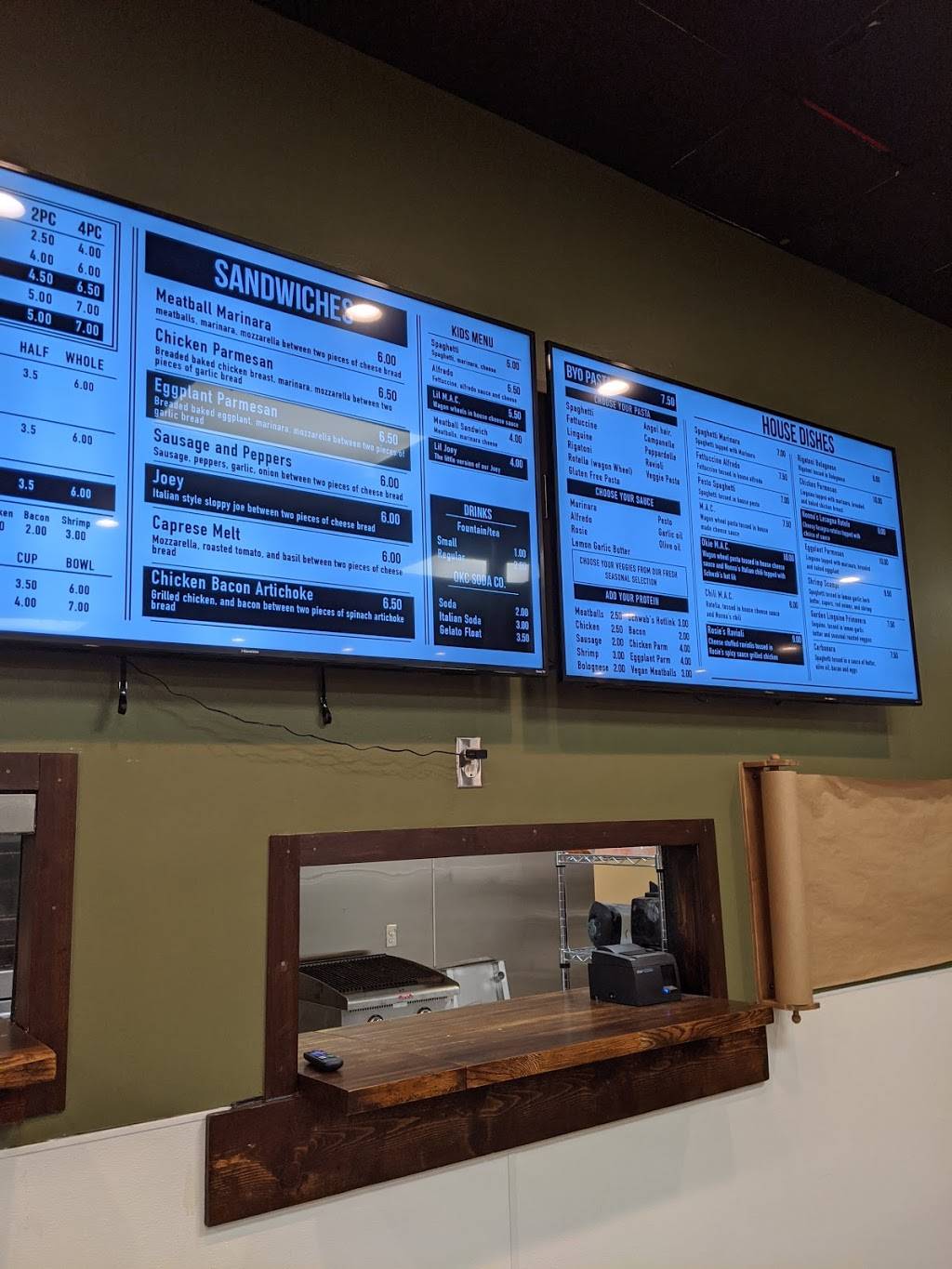 Bad Nonnas Pasta | restaurant | 6811 SE 15th St, Midwest City, OK 73110, USA | 4059313636 OR +1 405-931-3636