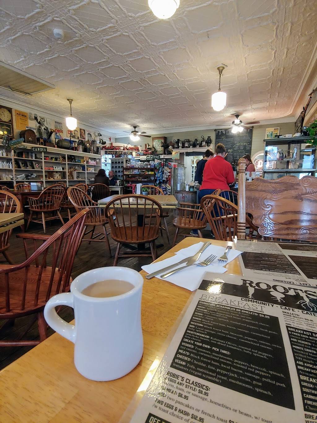 Roots Community Table / Cafe | restaurant | 9 Riverside St, Hooksett, NH 03106, USA | 6034857761 OR +1 603-485-7761