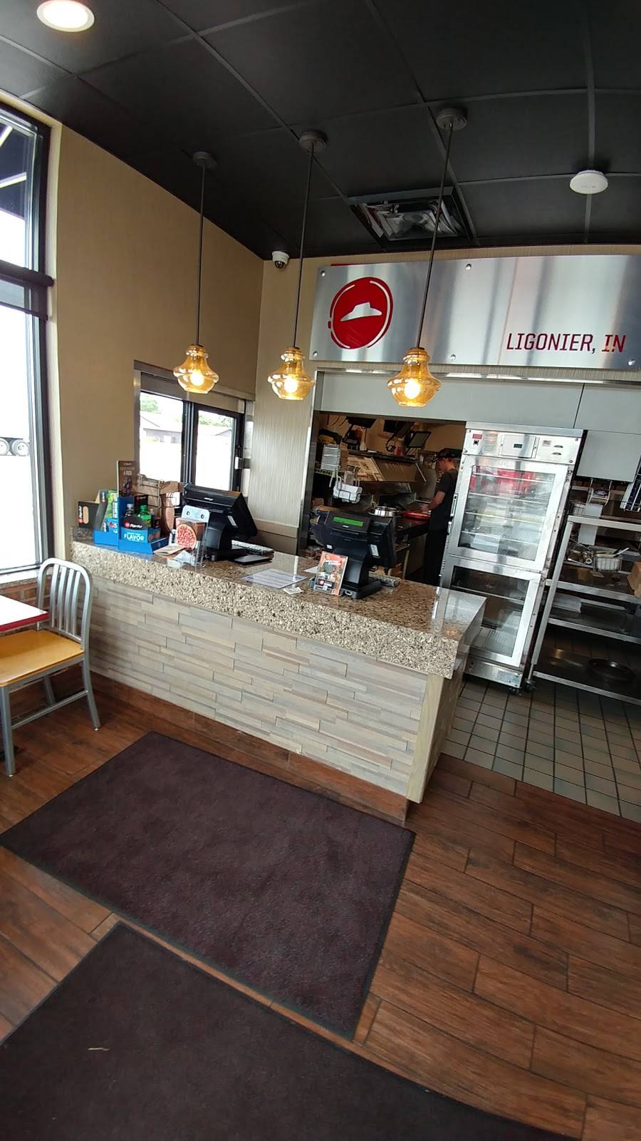 Pizza Hut | restaurant | 258 W US 6, Ligonier, IN 46767, USA | 2608943100 OR +1 260-894-3100