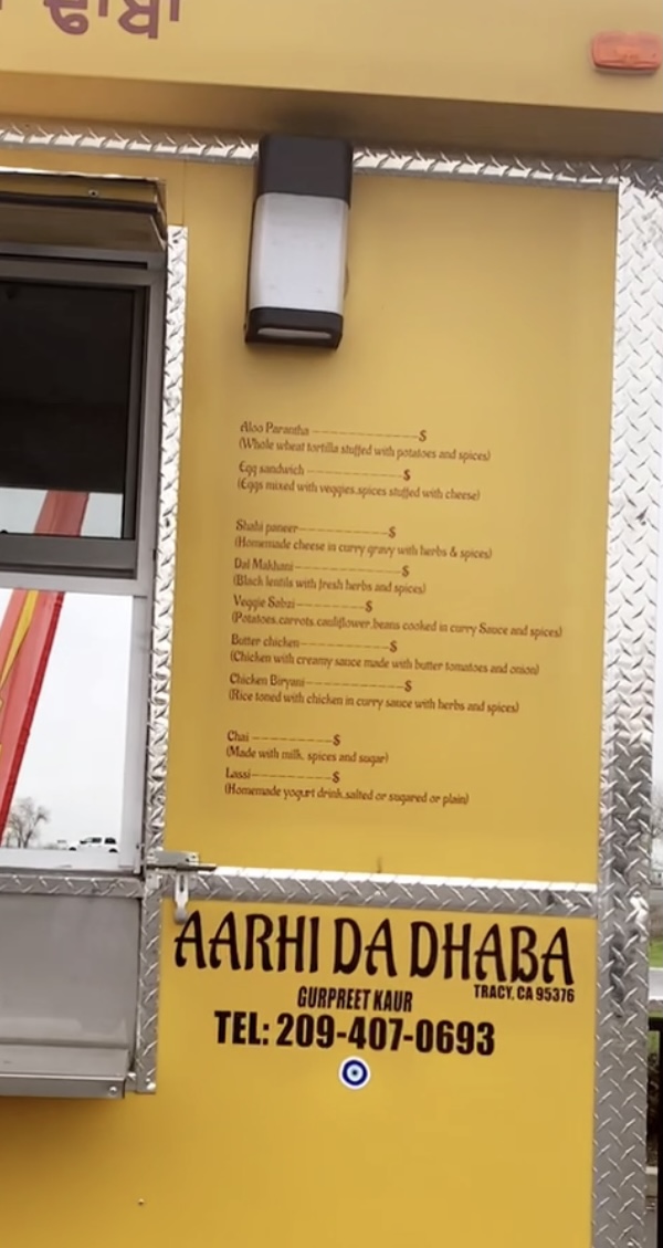 Aarhi Da Dhaba | restaurant | 6437 W Banner St Shell gas station parking lot, Lodi, CA 95242, USA | 2094070693 OR +1 209-407-0693