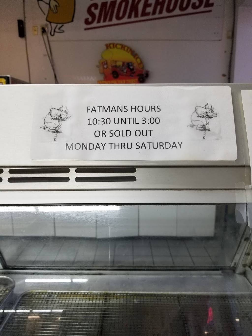 FATMANS BBQ | restaurant | 6824 Atlanta Hwy, Montgomery, AL 36117, USA | 3343560802 OR +1 334-356-0802