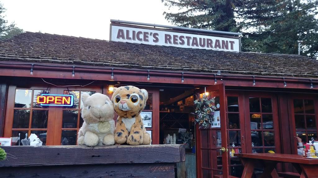 Alices Restaurant | restaurant | 17288 Skyline Blvd, Woodside, CA 94062, USA | 6508510303 OR +1 650-851-0303