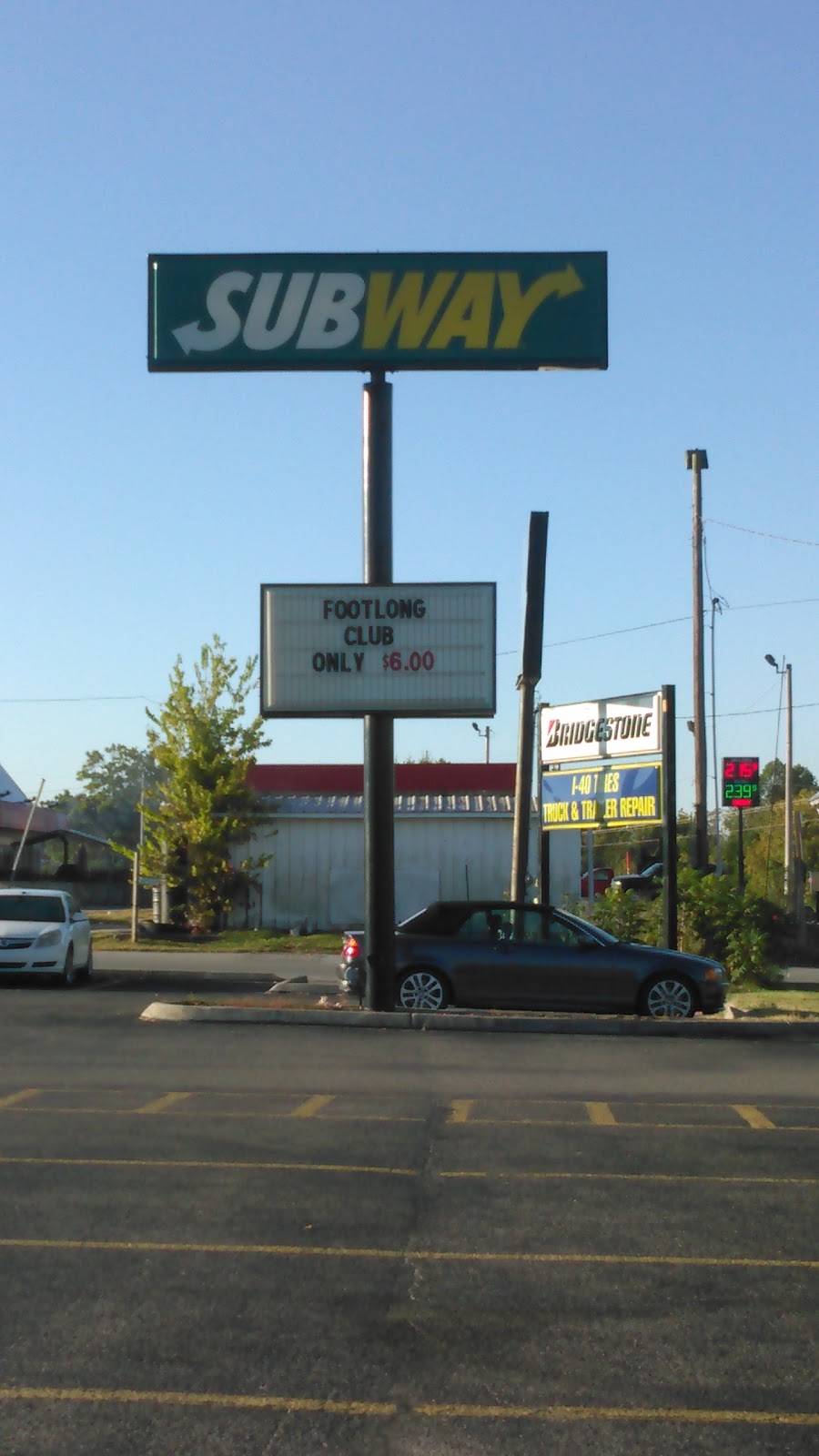 Subway Restaurants | restaurant | 1790 Salem Rd, Cookeville, TN 38506, USA | 9315251003 OR +1 931-525-1003