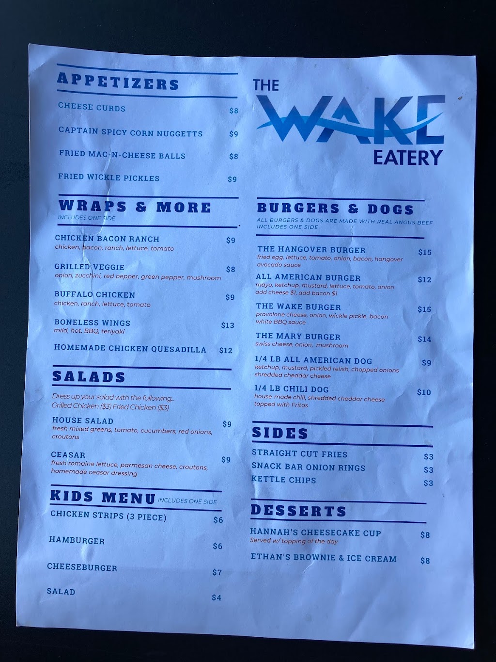 Wake Eatery | restaurant | 2482 Paddle Wheel Dr, Guntersville, AL 35976, USA | 2564863645 OR +1 256-486-3645