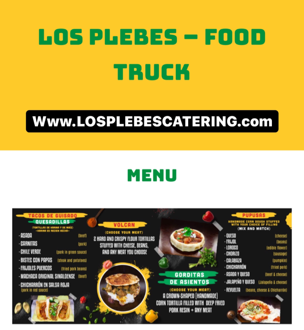 Los Plebes Catering - Food Truck + mobile ordering | restaurant | 1365-1249 E Cypress St, Santa Maria, CA 93454, USA | 8058037638 OR +1 805-803-7638