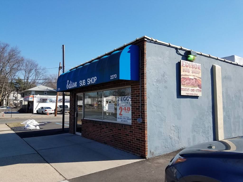 Edison Sub Shop | restaurant | 2270 Woodbridge Ave, Edison, NJ 08817, USA | 7329850766 OR +1 732-985-0766