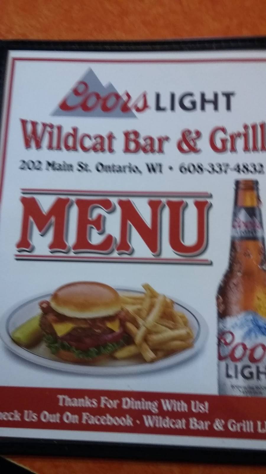 Wild Cat Mountain Bar & Grill | restaurant | 202 Main St, Ontario, WI 54651, USA | 6083374832 OR +1 608-337-4832