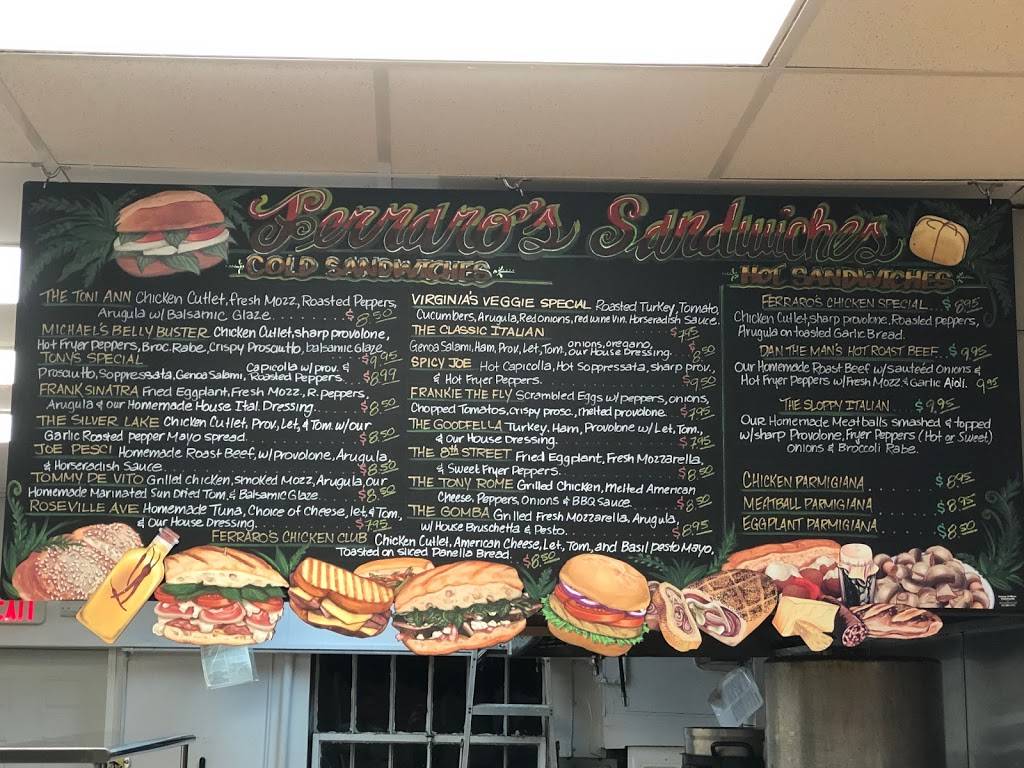 Ferraros Italian Food Specialties | restaurant | 166 Halsey Rd, Parsippany-Troy Hills, NJ 07054, USA | 9735854292 OR +1 973-585-4292