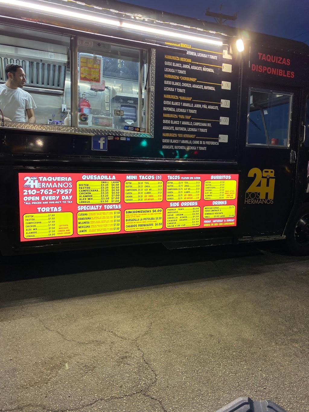 Tacos Dos Hermanos | restaurant | 6991 San Pedro Ave, San Antonio, TX 78216, USA | 2107627957 OR +1 210-762-7957