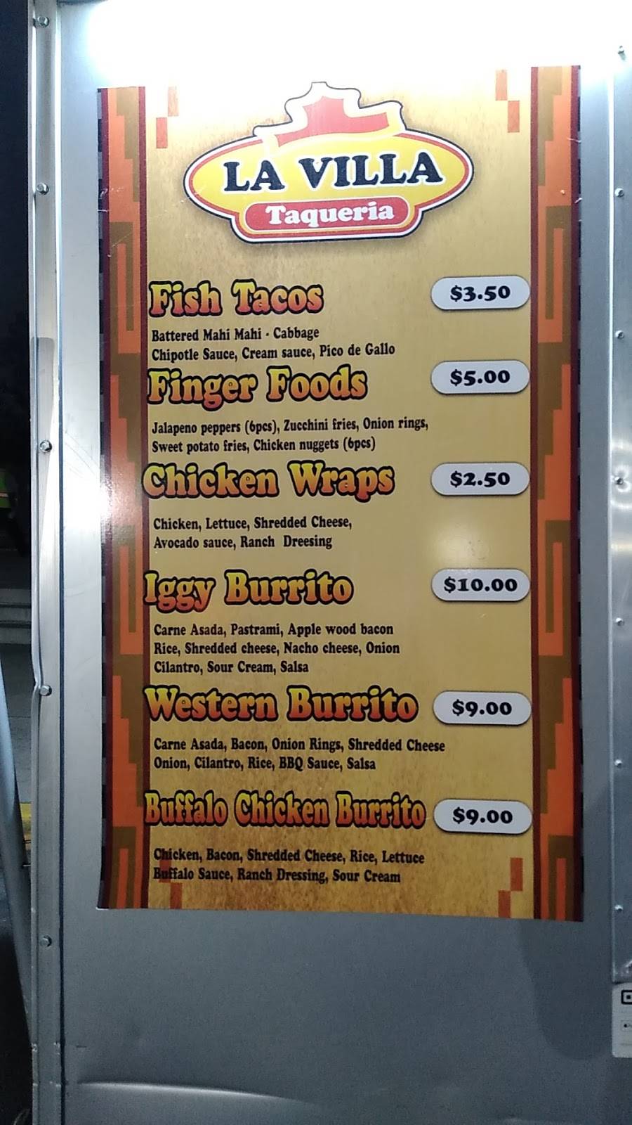 la villa taqueria moblie | restaurant | 3652-3710 San Dimas St, Bakersfield, CA 93301, USA | 6614281686 OR +1 661-428-1686