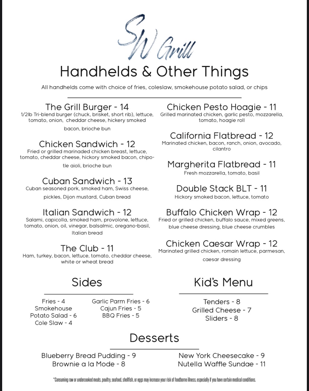 SW Grill | restaurant | 17751 Boca Club Blvd, Boca Raton, FL 33487, USA | 5613677030 OR +1 561-367-7030