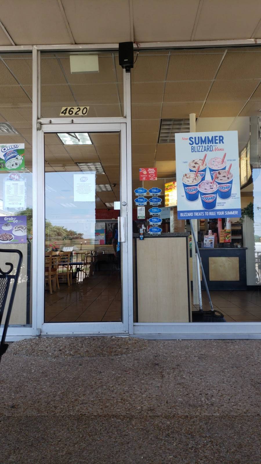 Dairy Queen Store | restaurant | 4620 W Waco Dr, Waco, TX 76710, USA | 2547517770 OR +1 254-751-7770