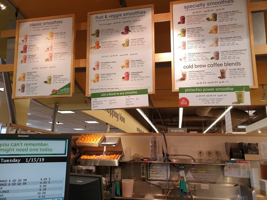 Jamba Juice Pavilions / Arcadia | restaurant | 745 W Naomi Ave, Arcadia, CA 91007, USA | 6264469483 OR +1 626-446-9483