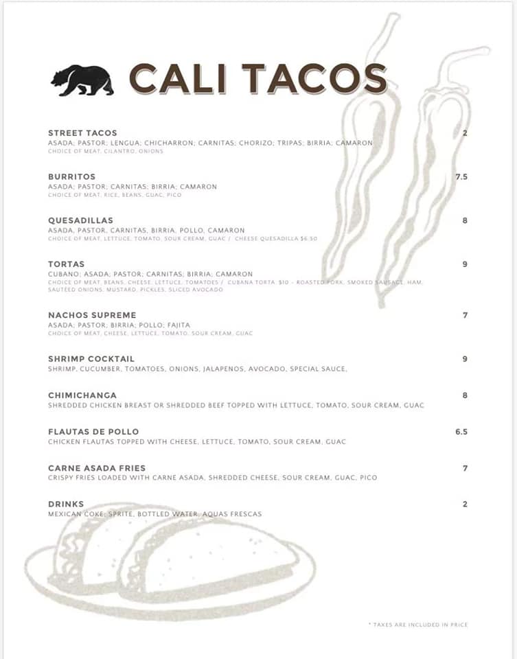 Cali Tacos | restaurant | 302 E Maple Ave, Enid, OK 73701, USA | 5802975130 OR +1 580-297-5130