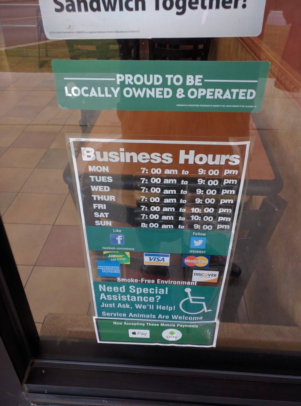 Subway | restaurant | 1811-A Ventura Blvd, Oxnard, CA 93036, USA | 8059817827 OR +1 805-981-7827