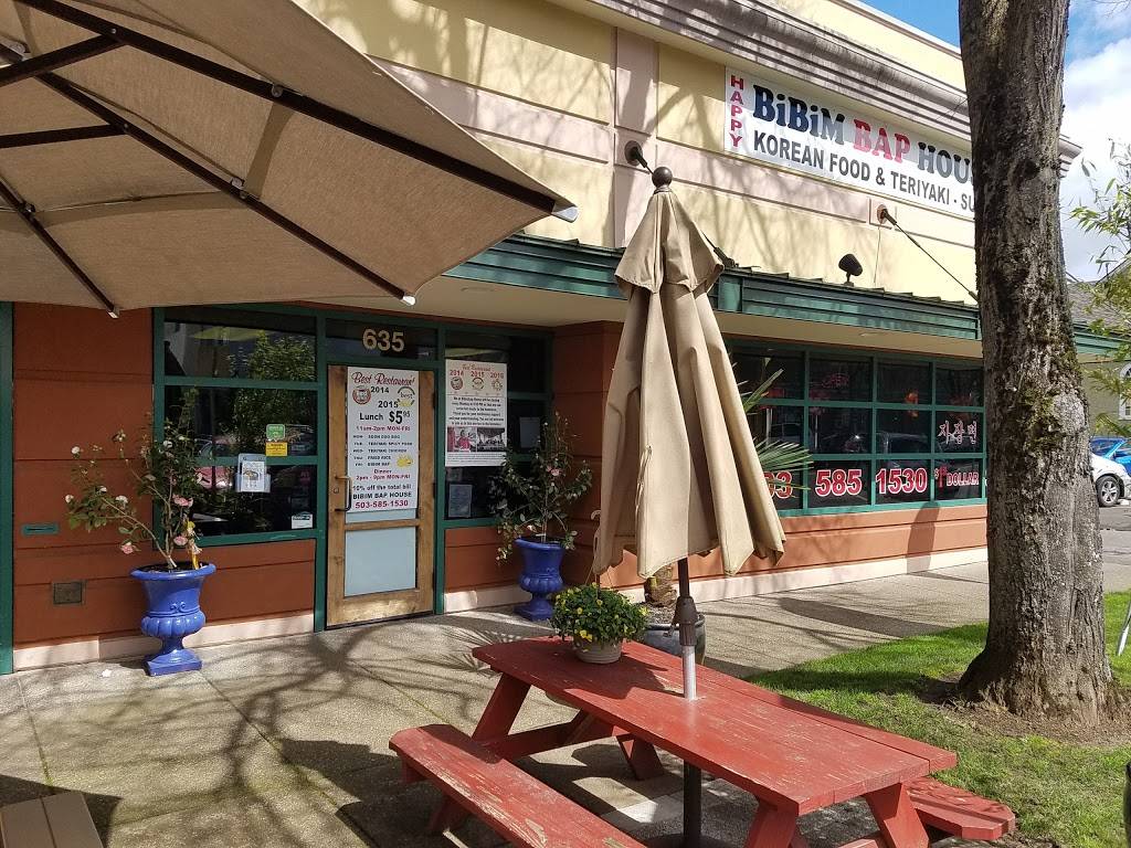 Happy Bibimbap House | restaurant | 635 Chemeketa St NE, Salem, OR 97301, USA | 5035851530 OR +1 503-585-1530