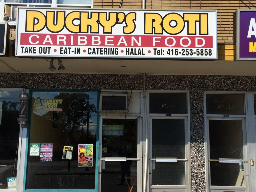 Duckys Roti | restaurant | 3296 Lake Shore Blvd W, Etobicoke, ON M8V 1M4, Canada | 4162535858 OR +1 416-253-5858