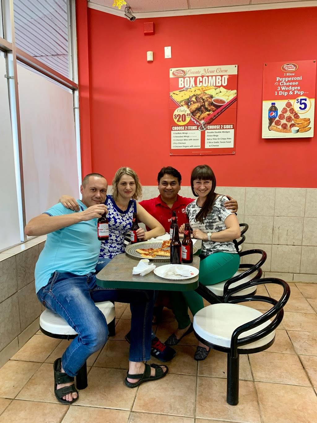 Double Double Pizza & Chicken | restaurant | 115 Christopher Dr, Cambridge, ON N1R 4S1, Canada | 5197402525 OR +1 519-740-2525
