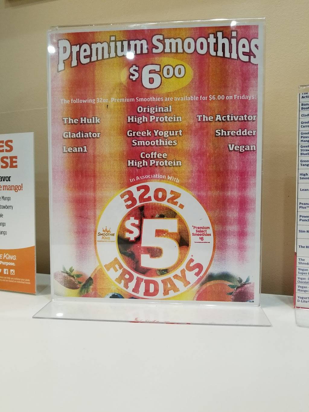 Smoothie King | meal delivery | 755 E Commercial Blvd, Oakland Park, FL 33334, USA | 9544915095 OR +1 954-491-5095