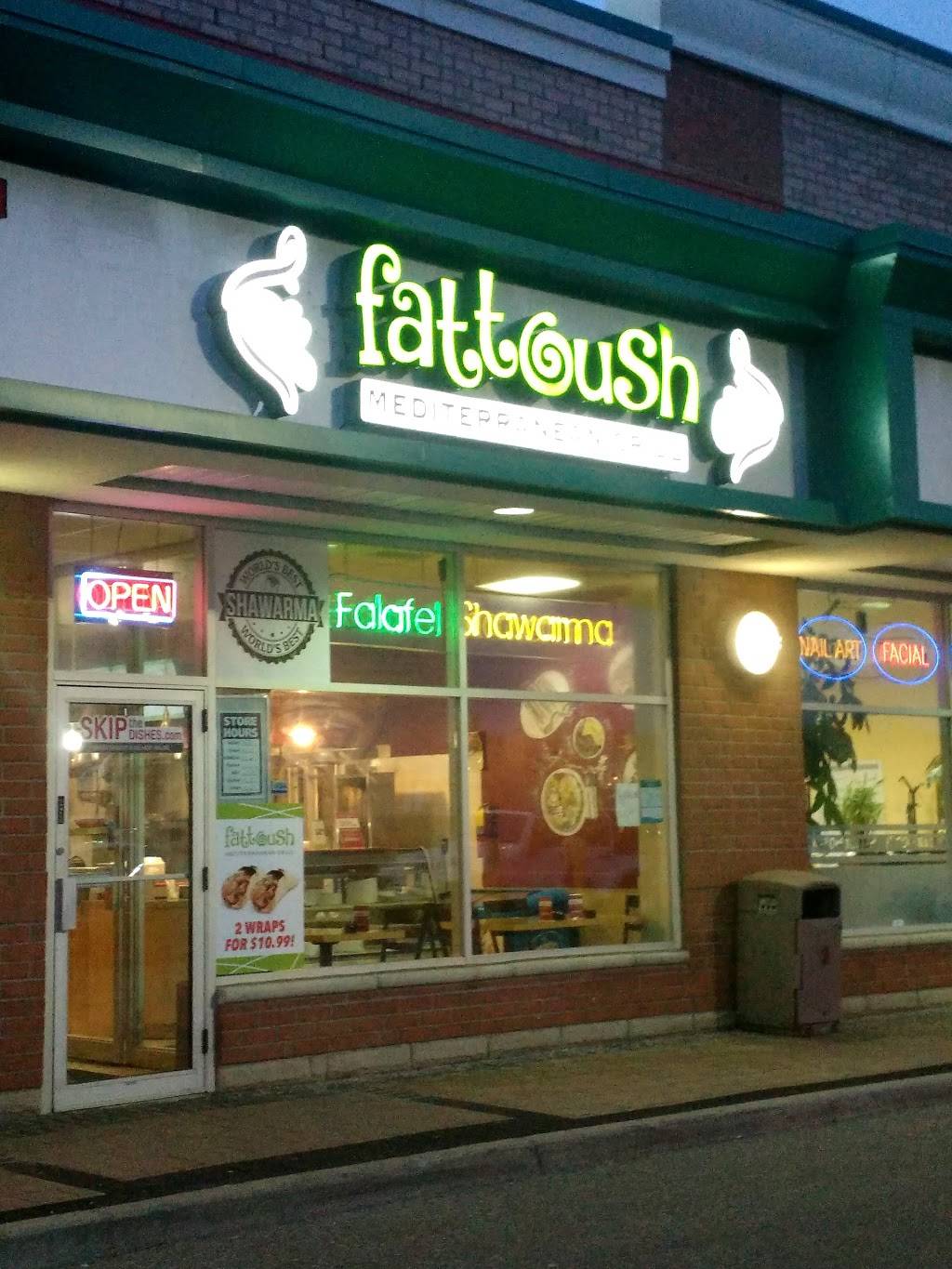 Fattoush Mediterranean Grill | restaurant | 17 Ray Lawson Blvd, Brampton, ON L6Y 5L8, Canada | 9054976606 OR +1 905-497-6606