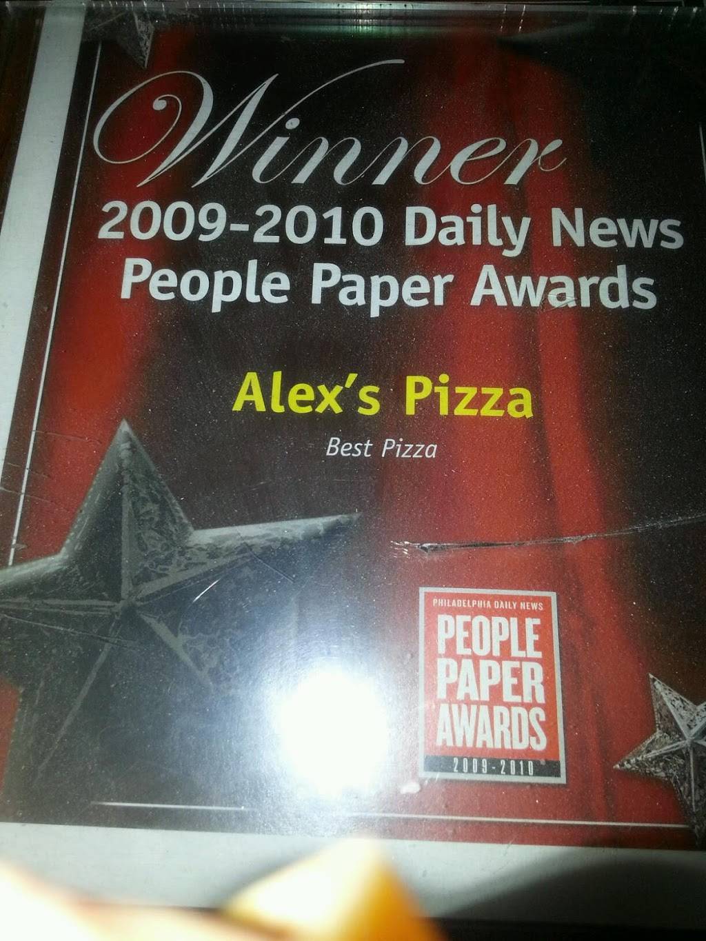 Alexs Pizzeria | restaurant | 400 Leverington Ave, Philadelphia, PA 19128, USA | 2154836162 OR +1 215-483-6162