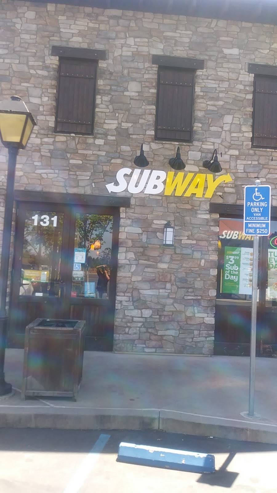 Subway Restaurants | restaurant | Piazza Rubino, 101 E Vineyard Ave Suite 131, Livermore, CA 94550, USA | 9254841444 OR +1 925-484-1444