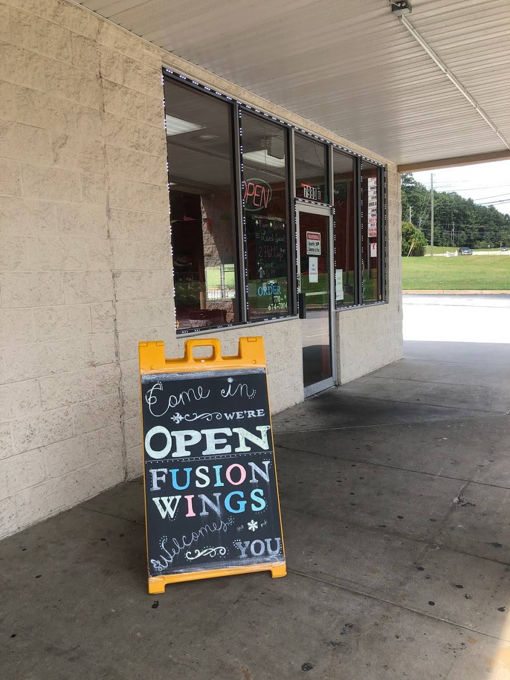 Fusion Wings | restaurant | 7980 Rockbridge Rd SW suite b, Lithonia, GA 30058, USA | 7706747004 OR +1 770-674-7004