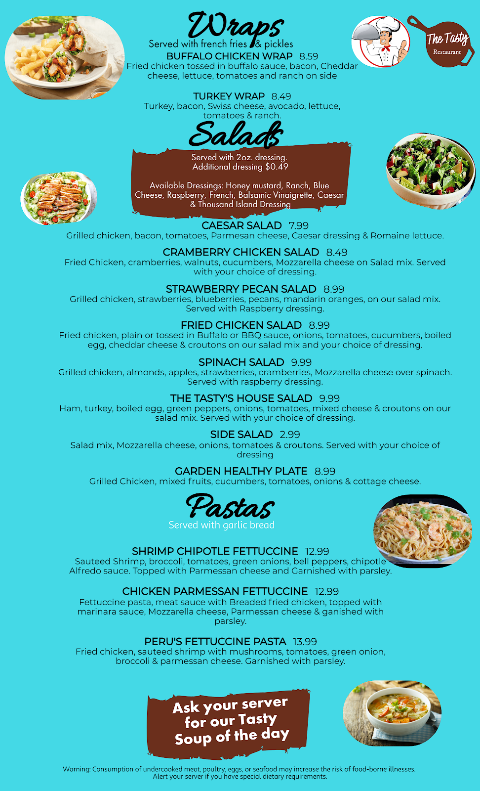 THE TASTY RESTAURANT | restaurant | 2661 S Business 31, Peru, IN 46970, USA | 7653272633 OR +1 765-327-2633