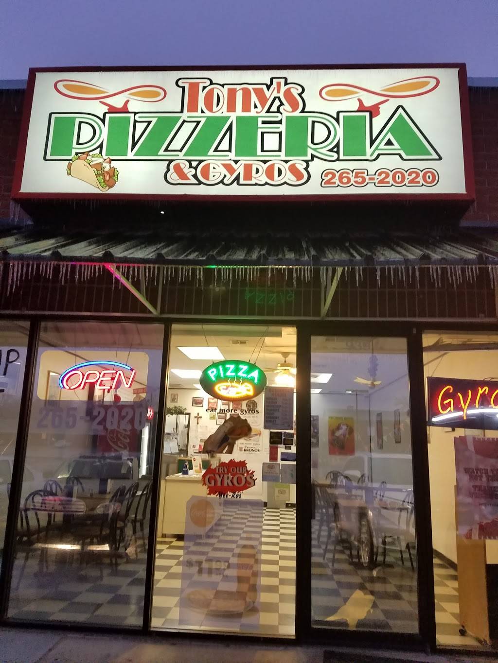 Tonys Pizzeria and Gyros | restaurant | 939 Cornwell Dr, Yukon, OK 73099, USA | 4052652020 OR +1 405-265-2020