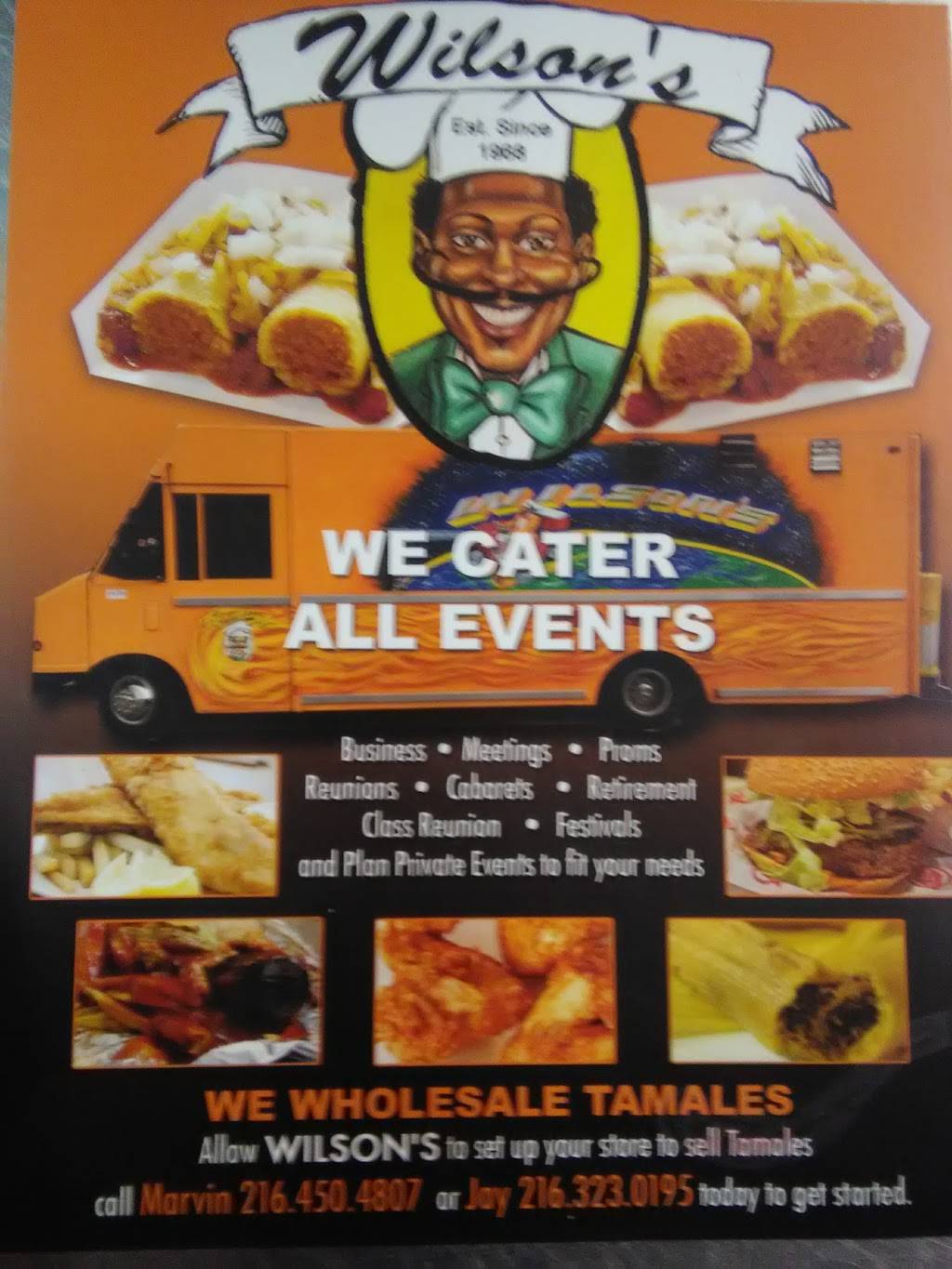 Wilsons Hot Tamales | restaurant | 15652 Euclid Ave, East Cleveland, OH 44112, USA | 2164048801 OR +1 216-404-8801