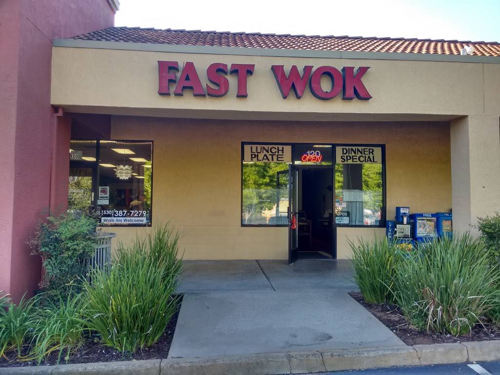 Fast Wok | restaurant | 2650 Cameron Park Dr #120, Cameron Park, CA 95682, USA | 5306765306 OR +1 530-676-5306