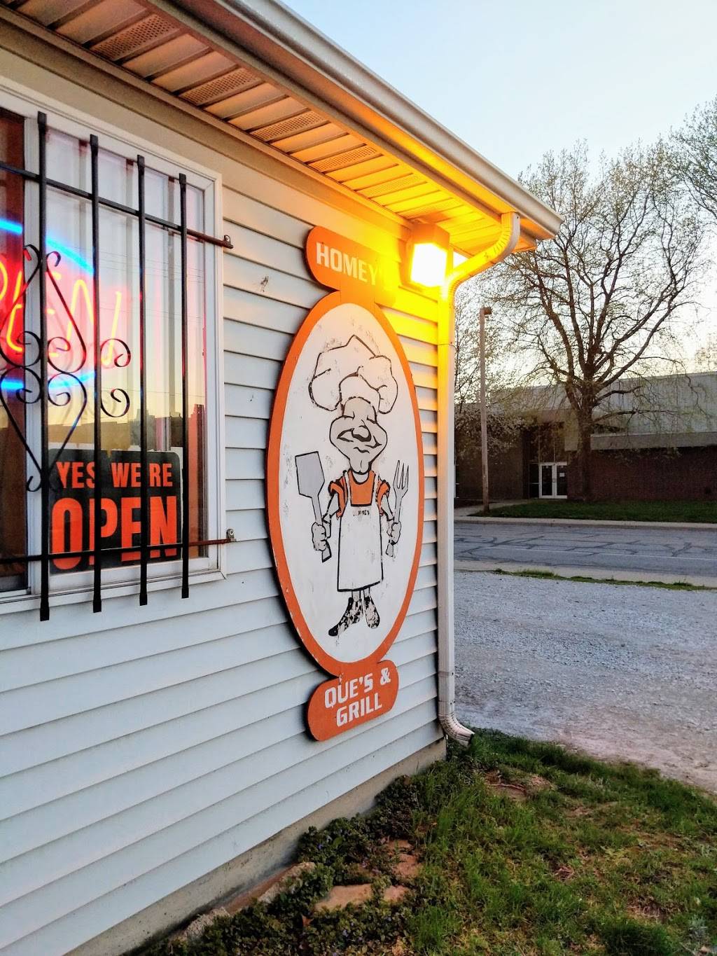 Homeys Que & Grill | restaurant | 1100 S 13th St, Terre Haute, IN 47802, USA | 8122322195 OR +1 812-232-2195