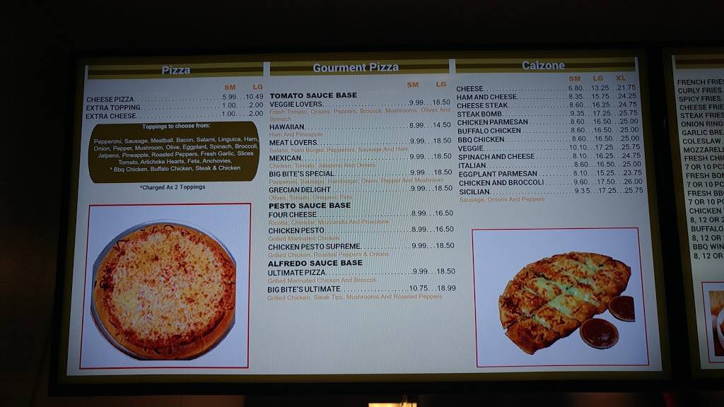 Big Bites Pizzeria | restaurant | 10 Walk Hill St, Jamaica Plain, MA 02130, USA | 6174421402 OR +1 617-442-1402