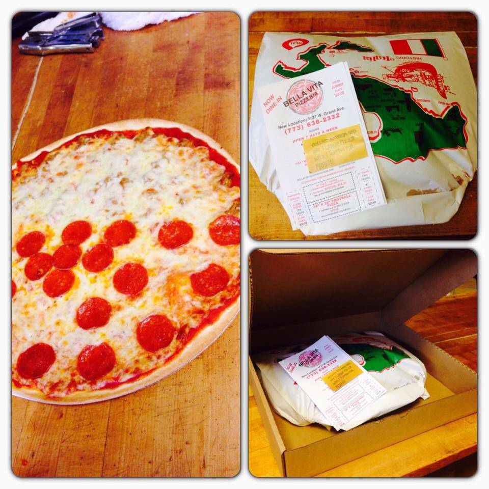 Bella Vita Pizzeria | restaurant | 3737 W Grand Ave, Chicago, IL 60651, USA | 7736382332 OR +1 773-638-2332