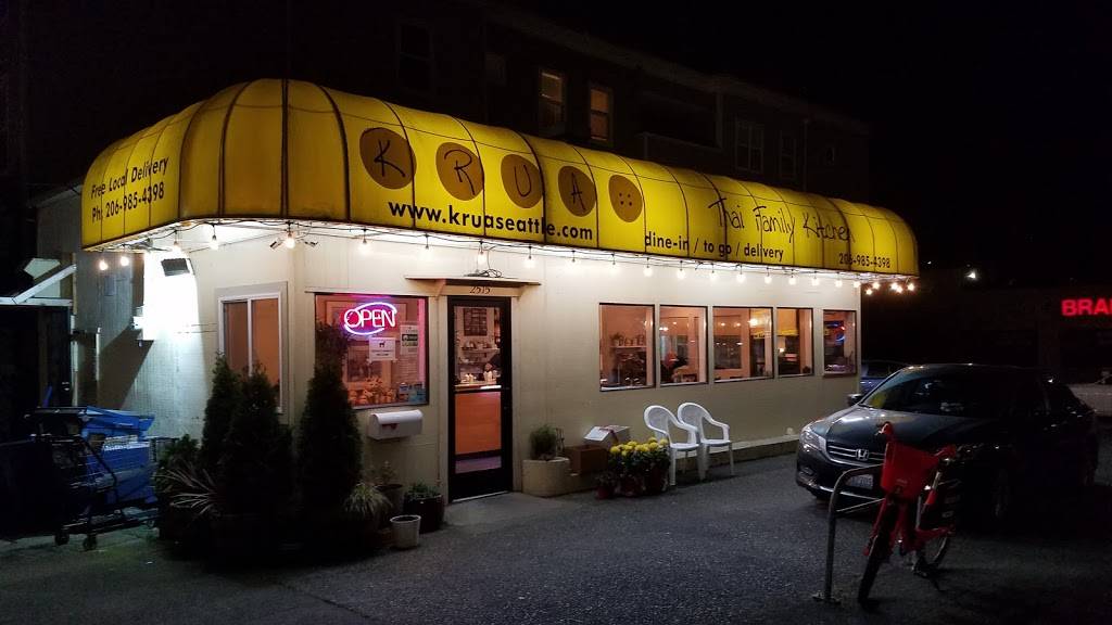 Krua Thai Family Kitchen | restaurant | 2515 NE 55th St, Seattle, WA 98105, USA | 2069854398 OR +1 206-985-4398